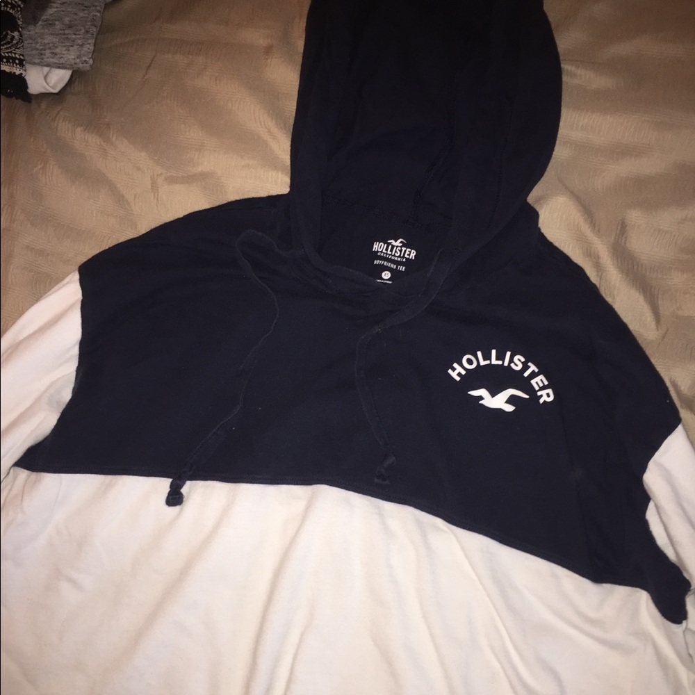 Girls Hollister Crop Hoodie